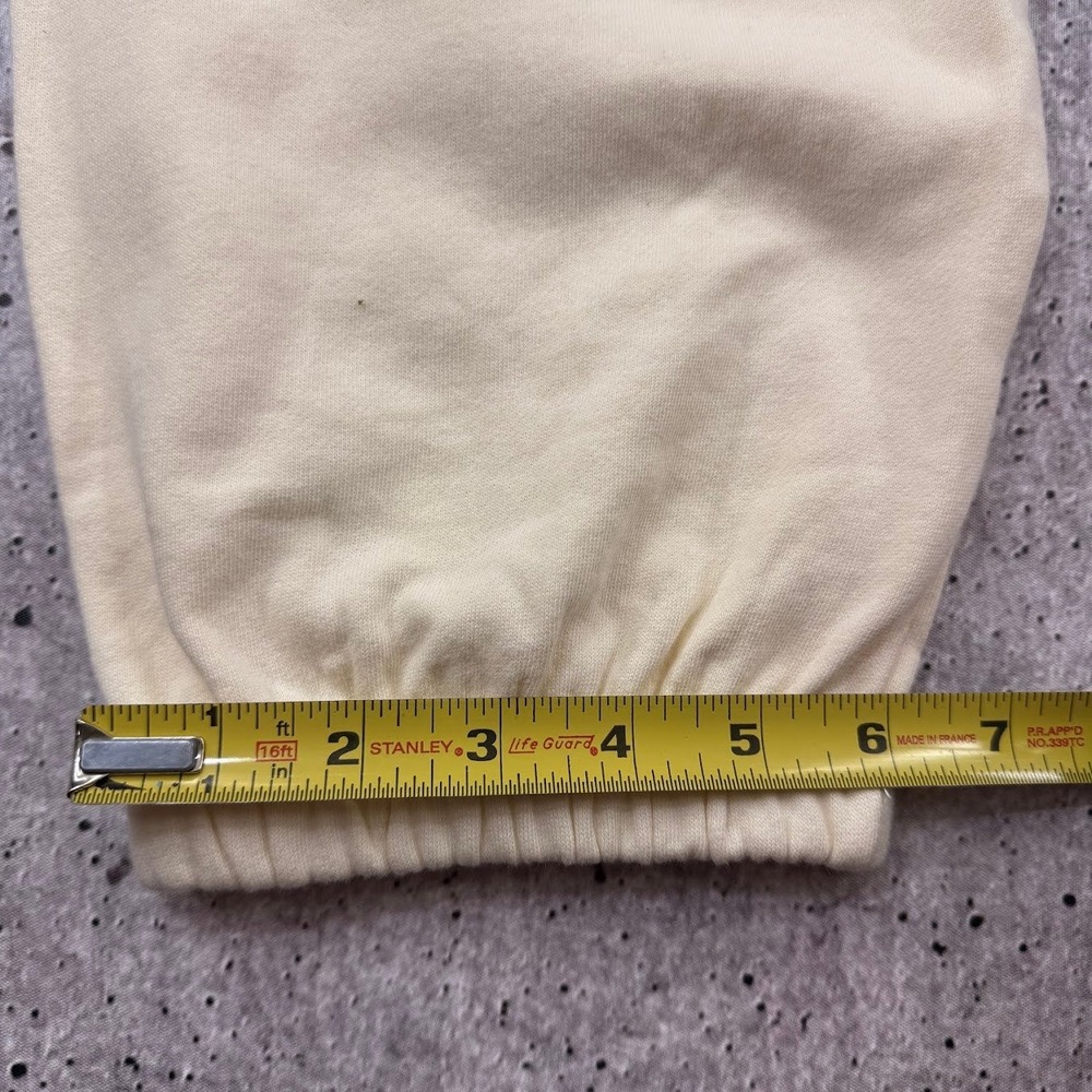 YoungLA W202 Script Joggers Light Yellow Gym Workout Sweatpants Womens XL New - Picture 8 of 8